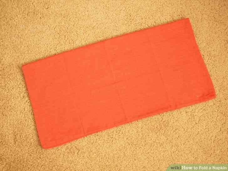 Image intitulée Plier une Serviette de table à l